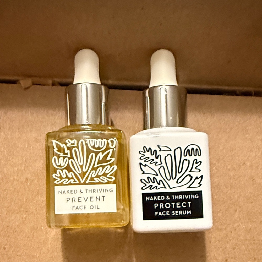 Naked & Thriving Prevent Face Oil and Protect Face Serum Set